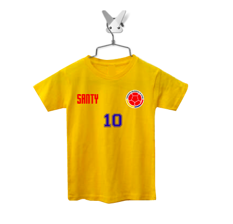 camiseta seleccion colombia personalizada