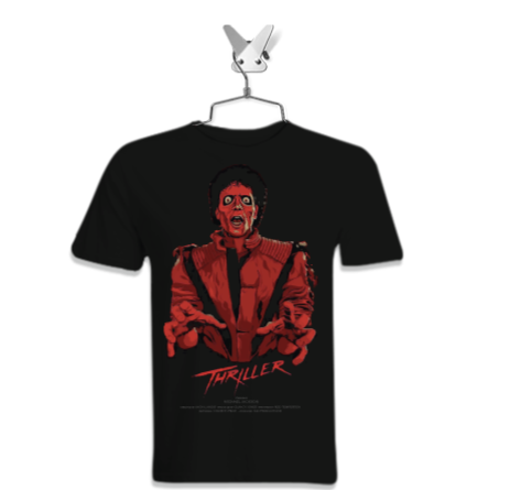 camiseta personalizada triller michael jackson